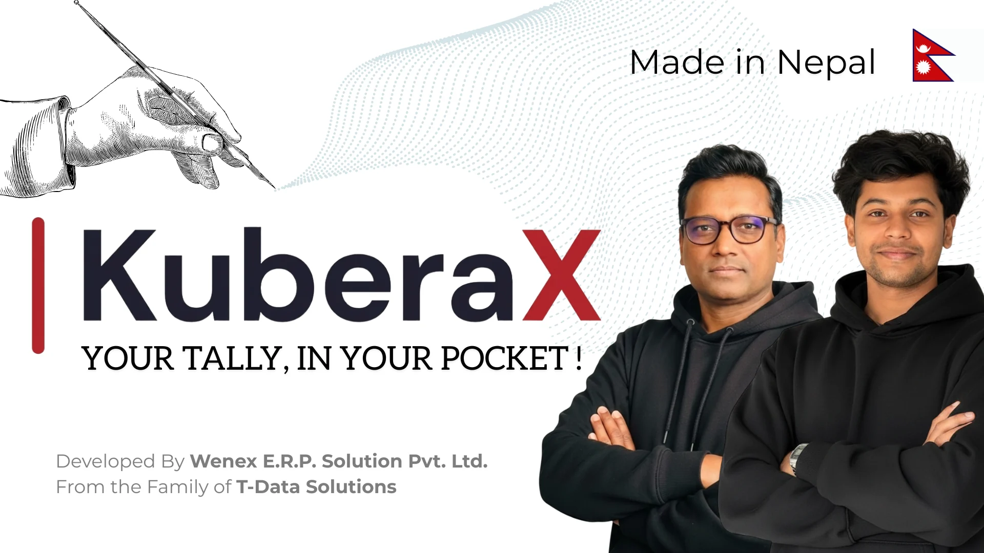 KuberaX, Your Tally in your pocket, made in Nepal: Binod Singh and Rhythm Singh of Wenex E.R.P. Solution Pvt. Ltd.